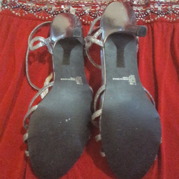 J. Miller heels, silver - Picture 3 of 4